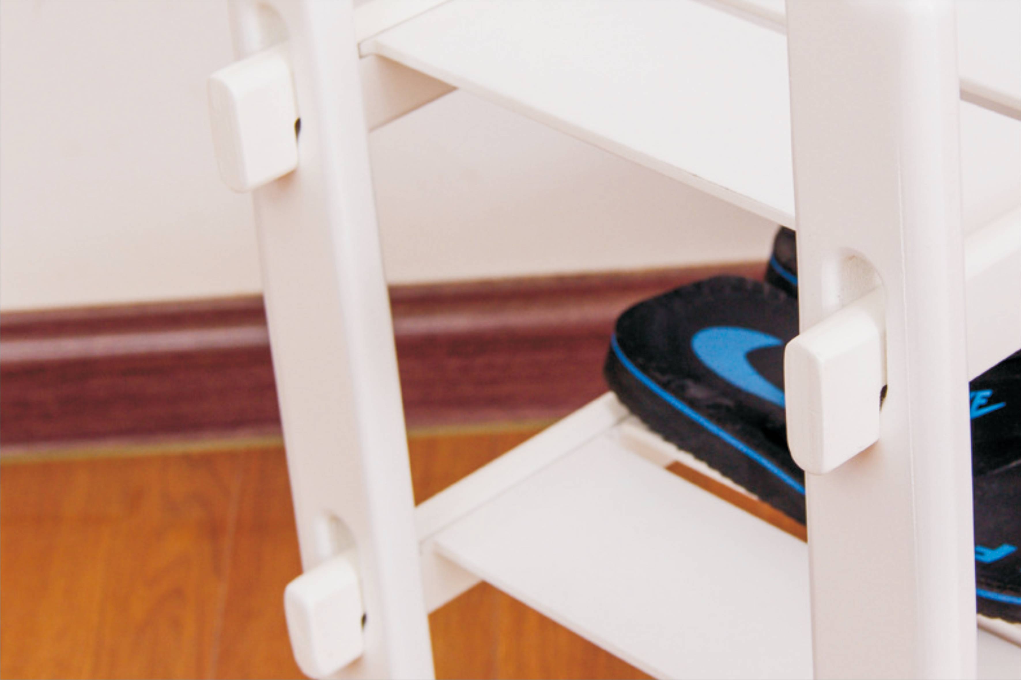 三层白色楠竹鞋架 可以DIY组合拼接 厂家直销家具批发