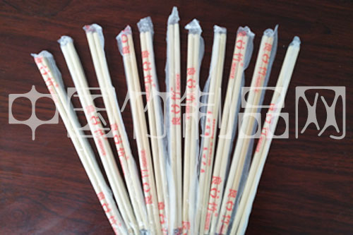 圆竹筷子，pe包装 5.0*22 竹筷子一次性