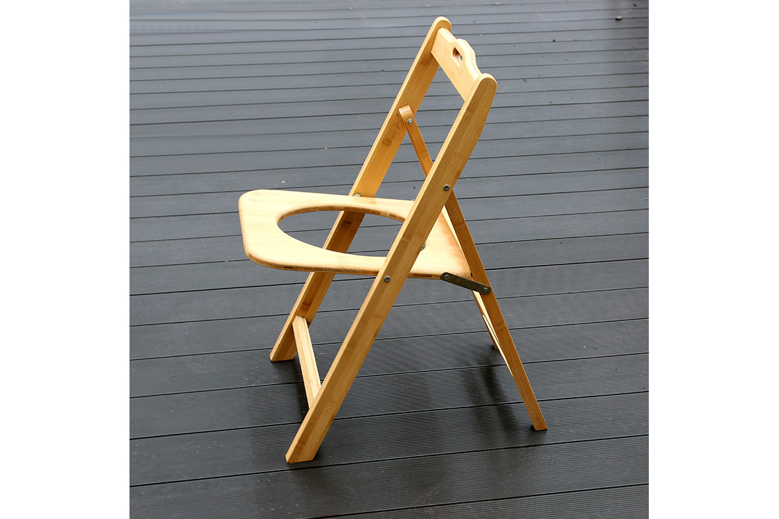 纯手工竹制 可折叠坐便椅老人孕妇残疾人居家安全用具