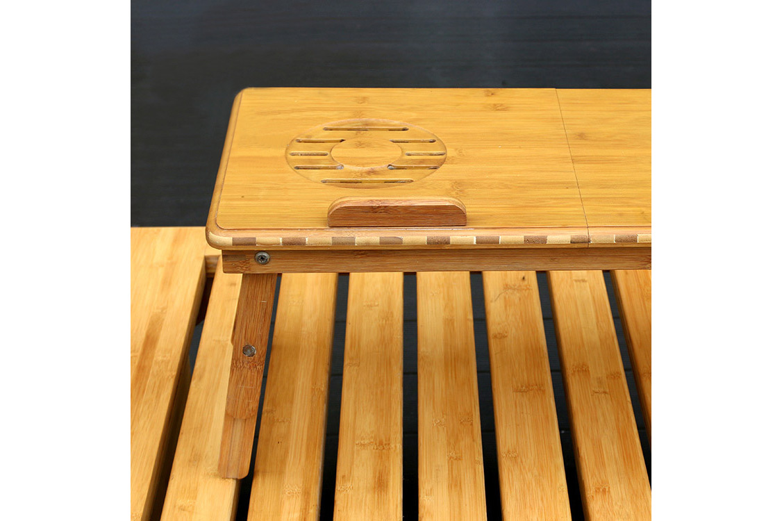 纯手工纯竹制创意个性床上手提电脑桌 床上置物桌