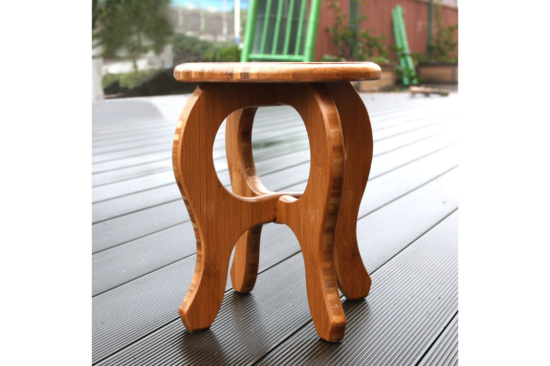 纯手工竹制创意个性家用时尚简约竹制 圆凳